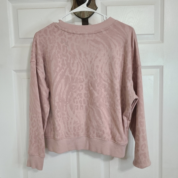 Calvin Klein Woman's Pink Long Sleeve Crewneck Sweatshirt, Size: Small - Picture 7 of 14
